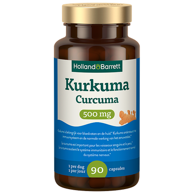 Holland & Barrett Kurkuma 500mg - 90 capsules