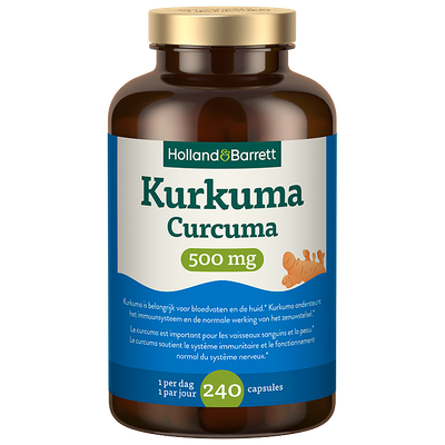 Holland & Barrett Kurkuma 500mg - 240 capsules