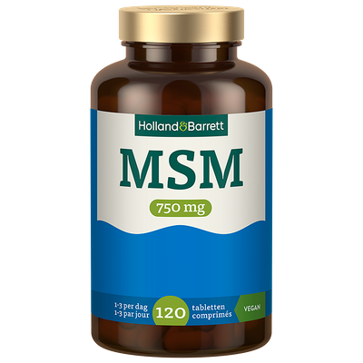 Holland & Barrett MSM 750mg - 120 tabletten