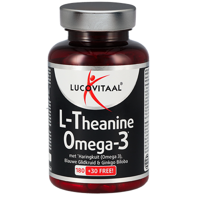 Lucovitaal L-Theanine Omega 3 (210 Capsules)