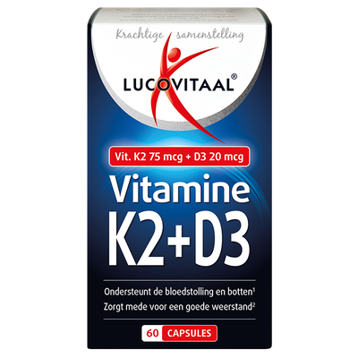 Lucovitaal Vitamine K2 + D3 (60 capsules)