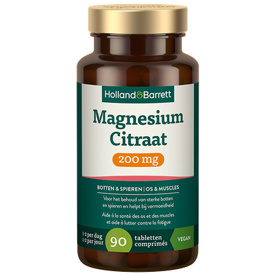 Holland & Barrett Magnesium Citraat 200 mg - 90 tabletten