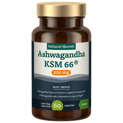 Holland & Barrett Ashwagandha KSM 66® 500mg - 60 capsules