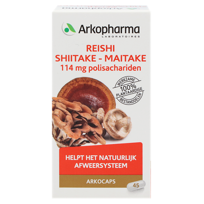 Arkopharma Arkocaps Reishi Shiitake Maitake - 45 capsules