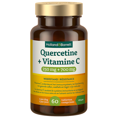 Holland & Barrett Quercetine + Vitamine C 250mg + 700mg - 60 tabletten