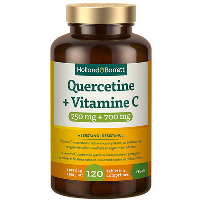 Holland & Barrett Quercetine + Vitamine C 250mg + 700mg - 120 tabletten