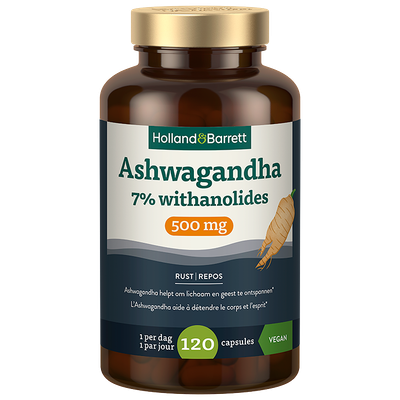 Holland & Barrett Ashwagandha 7% withanolides 500mg - 120 capsules
