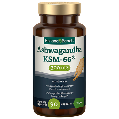 Holland & Barrett Ashwagandha KSM-66® 300mg - 90 capsules