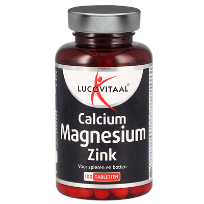 Lucovitaal Calcium, Magnesium En Zink – 100 tabletten