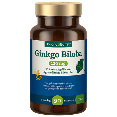 Holland & Barrett Ginkgo Biloba 120mg - 90 capsules