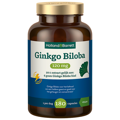 Holland & Barrett Ginkgo Biloba 120mg - 180 capsules
