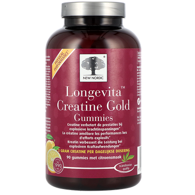 New Nordic Longevita™ Creatine Gold Gummies - 90 gummies