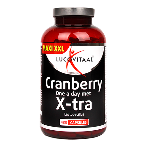Lucovitaal Cranberry met X-tra Lactobacillus 480 capsules MAXI XXL - 480 stuks
