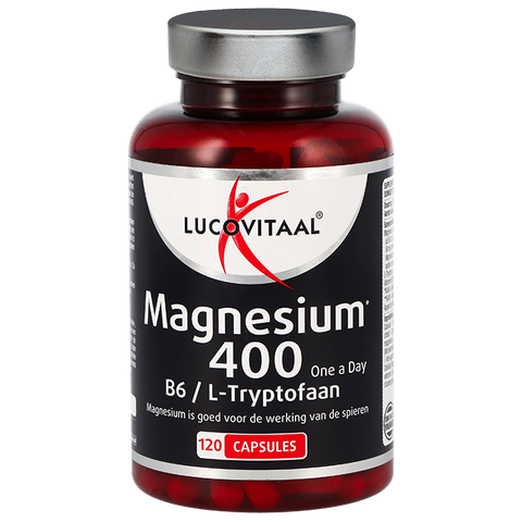 Lucovitaal Magnesium 400mg B6 / L-Tryptofaan - 120 capsules