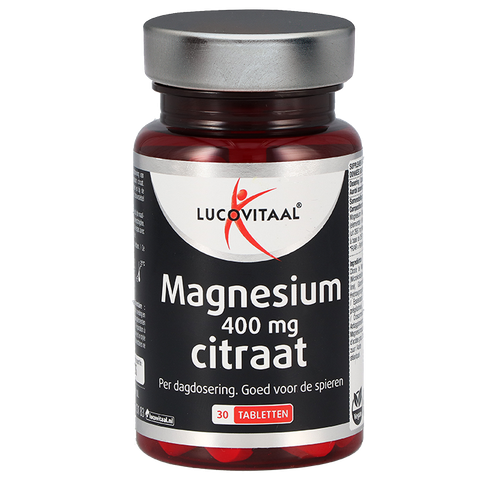 Lucovitaal Magnesium Citraat 400mg - 30 tabletten - 30 stuks
