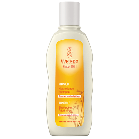 Weleda Haver Regenerende Shampoo - Bloemen & Cederhout - Herstellend - Droog & Beschadigd Haar - Voedt En Herstelt Droog & Beschadigd Haar - 100% Natuurlijke Ingrediënten - 190ml