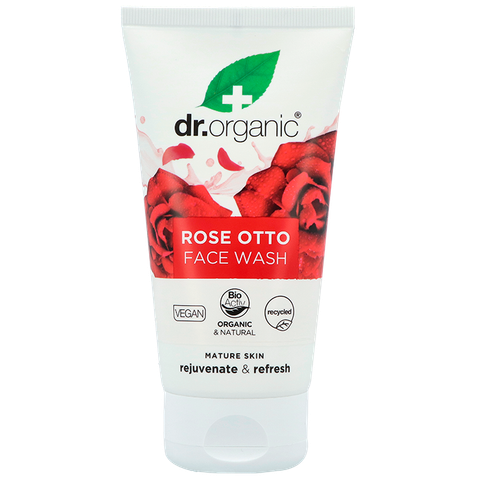 Dr Organic 1+1 gratis | Dr. Organic Face Wash Rozen Otto - 150ml