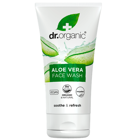 Dr Organic 1+1 gratis | Dr. Organic Face Wash Aloë Vera - 150ml