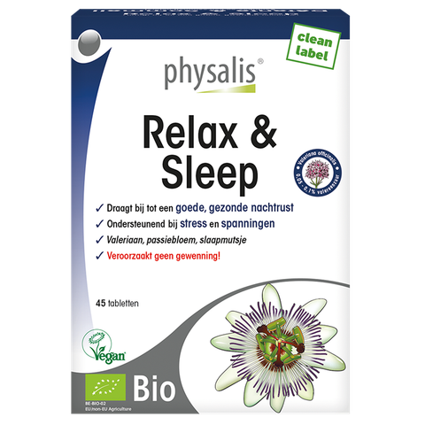 Physalis Relax & Sleep Bio (45 Tabletten) - 45 stuks