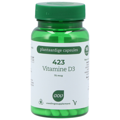 AOV 423 Vitamine D3, 75mcg (90 Capsules) - 90 stuks