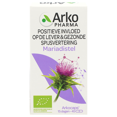 Arkopharma Arkocaps Mariadistel, 390mg (45 Capsules) - 45 stuks