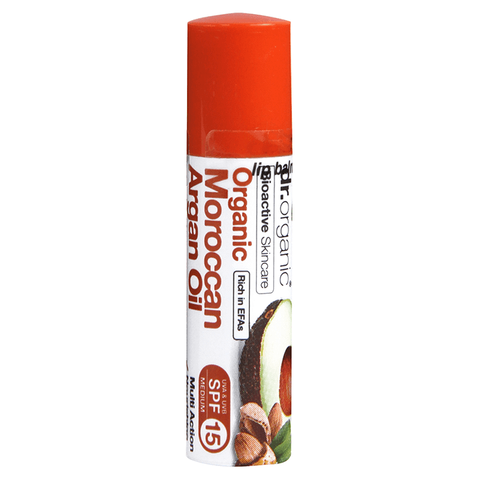 Dr Organic Dr. Organic Marrokaanse Arganolie Lippenbalsem met Avocado - 5,7 ml