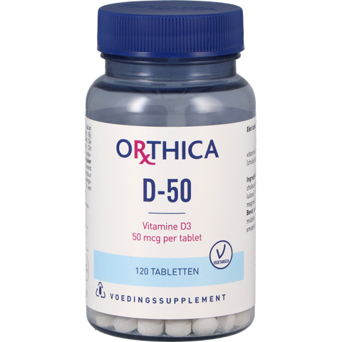 Orthica Vitamine D 50 (120 Tabletten) - 120 stuks