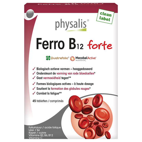 Physalis Ferro B12 Forte (45 Tabletten) - 45 stuks