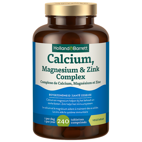 Holland & Barrett Calcium, Magnesium & Zink - 240 Tabletten - 240 stuks