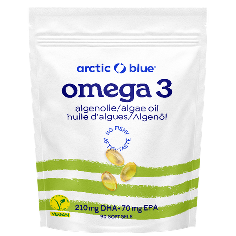 Arctic Blue Omega 3 Algenolie - DHA & EPA - Vegan - 90 capsules - 90 stuks