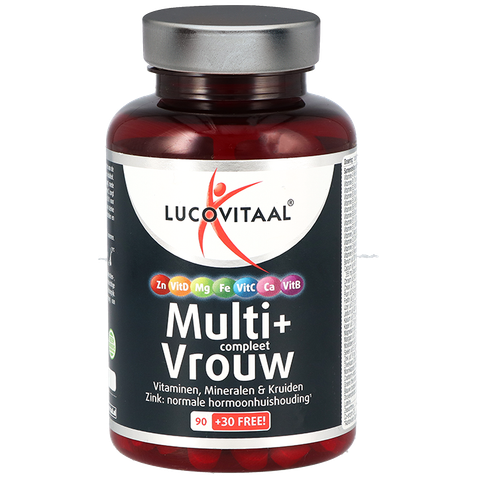 Lucovitaal Multivitamine Vrouw MAXI pot 120 tabletten - 120 stuks
