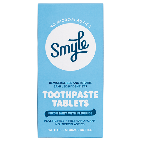 Smyle - Navulling Tandpasta tabs zakje - 35st. - Fluoride zakje met Fluor - 35 stuks