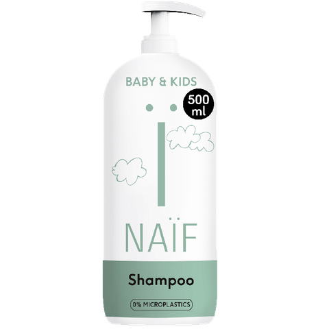 Naïf Verzorgende Shampoo Pompfles - Baby's & Kinderen - met Natuurlijke Ingrediënten - 500ml