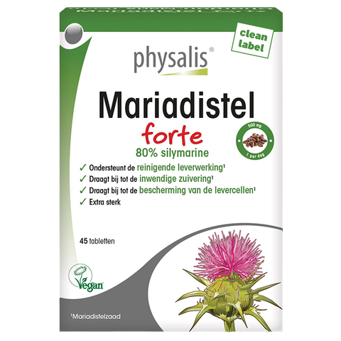 Physalis Mariadistel Forte - 45 tabletten - 45 stuks