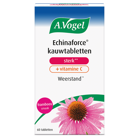 A.Vogel Echinaforce sterk + vitamine C kauwtablet - Ondersteunt de weerstand - 60 - 60 stuks