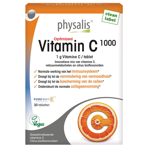 Physalis Vitamine C 1000 Optimized - 30 tabletten - 30 stuks