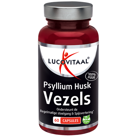 Lucovitaal Psyllium Husk Vezel - 60 capsules