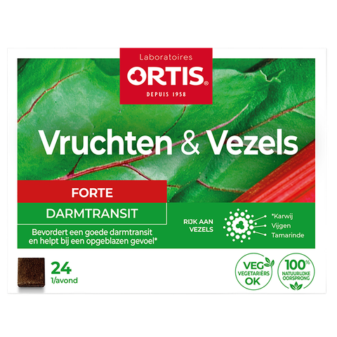Ortis Vruchten & Vezels Forte - 24 blokjes