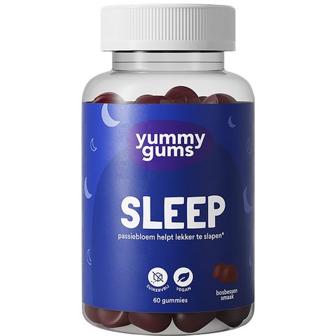 Yummygums Slaap Bosbessen - 60 gummies - 60 stuks