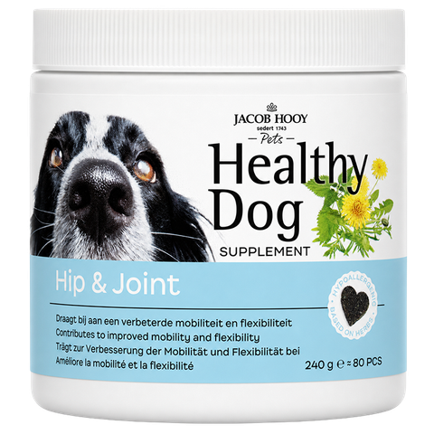 Jacob Hooy 2e product 50% korting Pets Healthy Dog Hip & Joint - 80 - 80 stuks