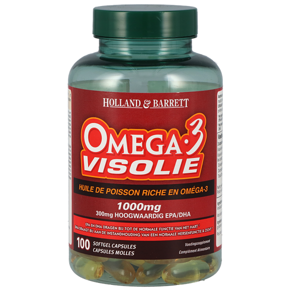 Omega 3 Visolie 1000mg kopen bij Holland & Barrett