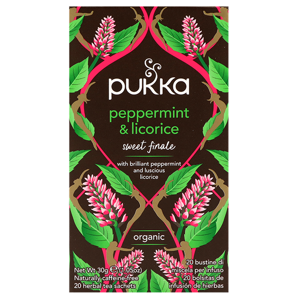 Pukka Peppermint & Licorice Bio kopen bij Holland & Barrett
