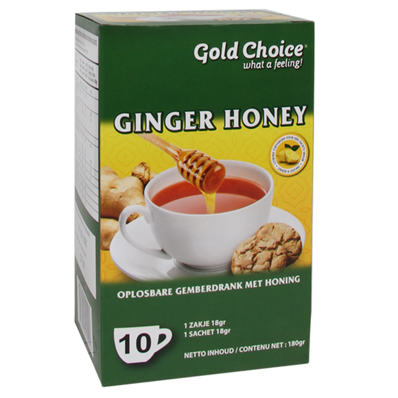 Gold Choice Ginger Honey Drink kopen bij Holland & Barrett