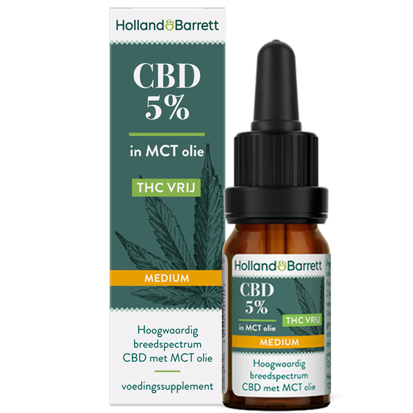 Holland & Barrett CBD Olie 5 MCT Holland & Barrett