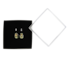 Steengoed Swarovski Oorbellen Aurora Borealis image 2