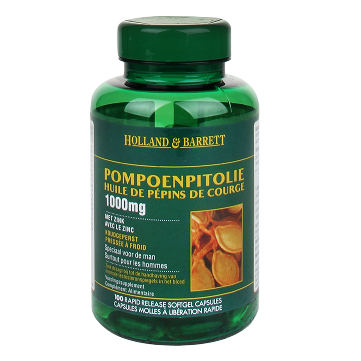Holland & Barrett Pompoenpitolie 1000mg