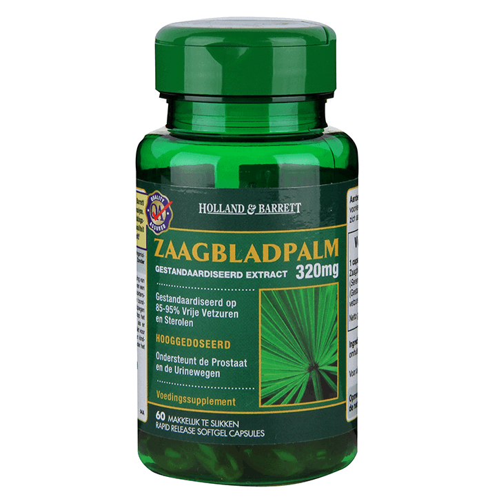 Holland & Barrett Zaagbladpalm 320mg image 1