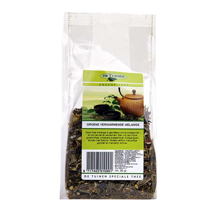 De Tuinen Groene Verwarmende Melange Thee (80gr)