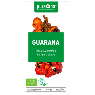 Purasana 2e product 50% korting Guarana Bio - 120 capsules - 120 stuks
