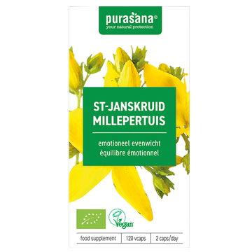 Purasana 2e product 50% korting Sint-Janskruid Bio, 230mg (120 Capsules) - 120 stuks